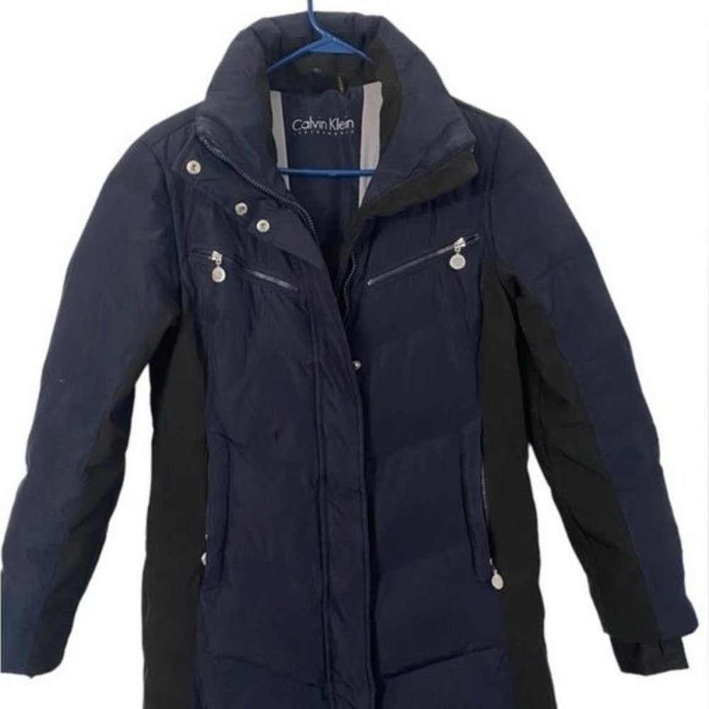 Calvin Klien Winter Jacket XSmall Navy & Black.